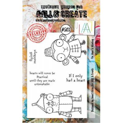 AALL & Create Clear Stamps Nr. 503 - Tin Man & Monkey