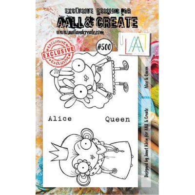 AALL & Create Clear Stamps Nr. 500 - Alice & Queen