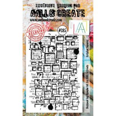 AALL & Create Clear Stamp Nr. 385 - Scripted Squares