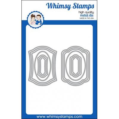 Whimsy Stamps Die Set - Antique ATC Frames
