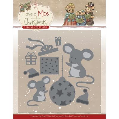Find It Trading Jeanine's Art Die - Gardening Have A Mice Christmas