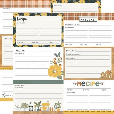 Simple Stories Hearth & Home Designpapier - Recipe Cards