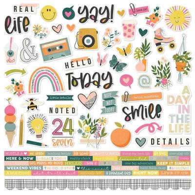 Simple Stories Good Stuff Stickers - Cardstock Stickers