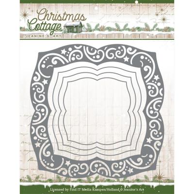 Find It Trading Jeanine's Art Christmas Cottage Die - Nesting Swirls