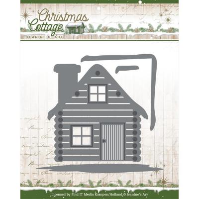Find It Trading Jeanine's Art Christmas Cottage Die - Cottage
