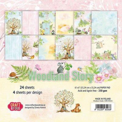 Craft & You Design Woodland Story Designpapier - Paper Pad