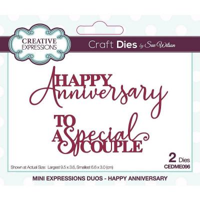 Creative Expressions Paper Cuts Dies - Happy Anniversary