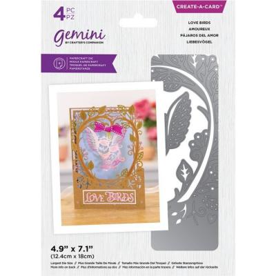 Gemini Create-a-Card Dies - Love Birds
