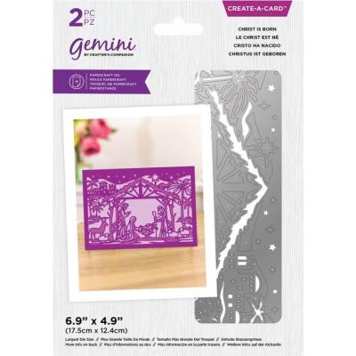 Gemini Create-a-Card Dies -  Christ Is Born