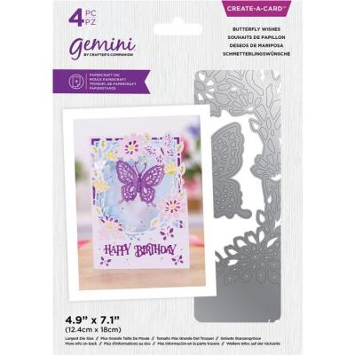 Gemini Create-a-Card Dies - Butterfly Wishes