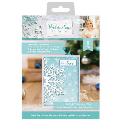 Crafter's Companion Watercolour Christmas Metal Die - Statement Snowflake