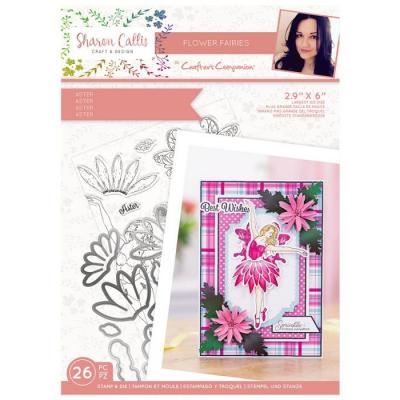 Crafter's Companion Flower Faries Stamp and Dies - Aster