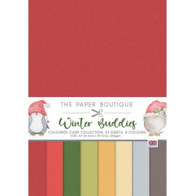 The Paper Boutique Winter Buddies Cardstock - Colour Card Collection