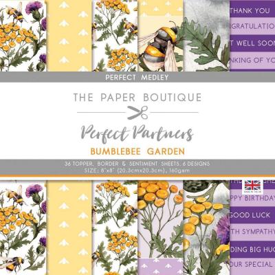The Paper Boutique Perfect Partners Bumblebee Garden Designpapier - Paper Pad