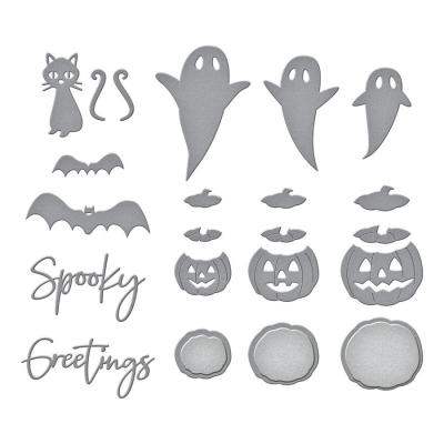 Spellbinders Etched Dies - Open House Boo!