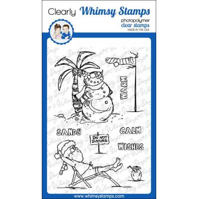 Whimsy Stamps Deb Davis Clear Stamps - Calm Christmas