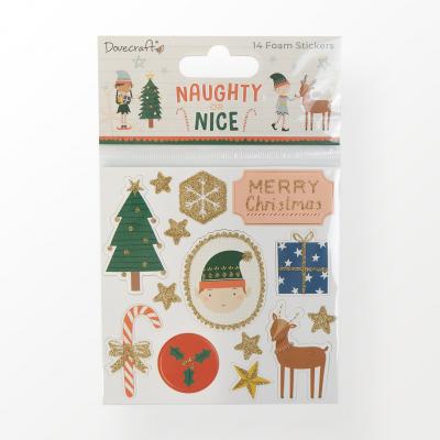 Dovecraft Naughty Or Nice Sticker - Foam-Sticker