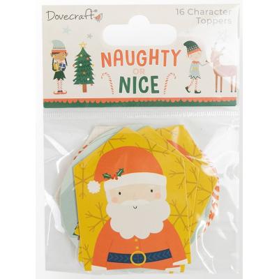 Dovecraft Naughty Or Nice Die Cuts - Character Toppers