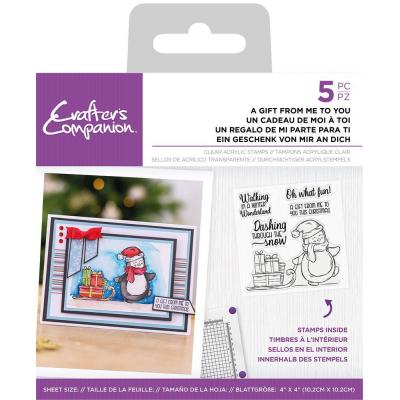 Crafter's Companion Clear Stamps - A Gift From Me To You
