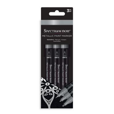 Spectrum Noir Metallic Paint Markers - Quicksilver