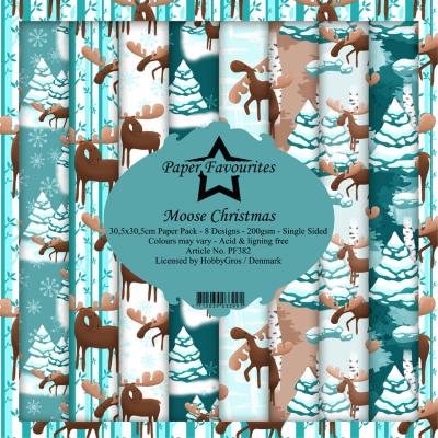 Dixi Craft Paper Favourites Designpapier - Moose Christmas
