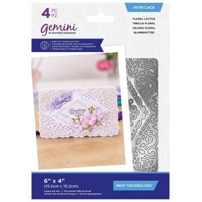 Gemini Intri’lace Dies - Floral Lattice