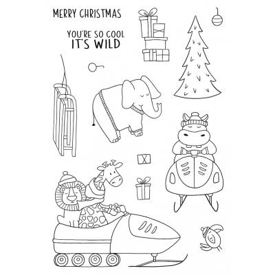 Jane's Doodles Clear Stamps - Wild Winter