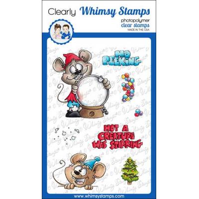 Whimsy Stamps Dustin Pike Clear Stamps - No Peeking Mice