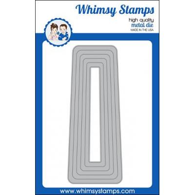 Whimsy Stamps Deb Davis Die -  Slimline Tapered Frames