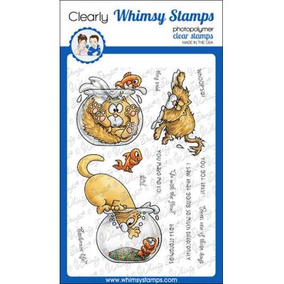 Whimsy Stamps Crissy Armstrong Clear Stamps - Cat Trouble