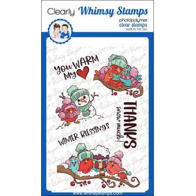 Whimsy Stamps Krista Heij-Barber Clear Stamps - Warm Winter Birds