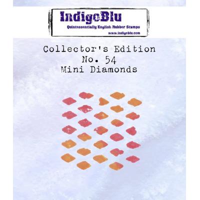 IndigoBlu Rubber Stamp - Mini Diamonds