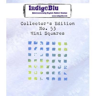 IndigoBlu Rubber Stamp - Mini Squares