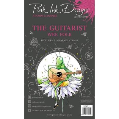 Creative Expressions Pink Ink Designs Clear Stamps - The Guitarist