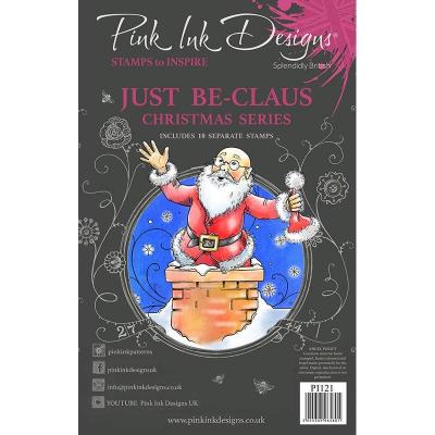 Creative Expressions Pink Ink Designs Clear Stamps - Just Be-Claus