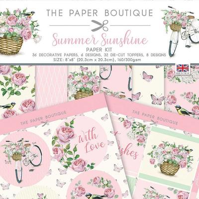 The Paper Boutique Summer Sunshine Designpapier - Paper Kit