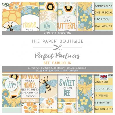 The Paper Boutique Perfect Partners Bee Desihnpapier - Topper Sheets