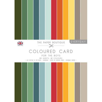 The Paper Boutique Cardstock - Everyday Coloured Card For The Boys