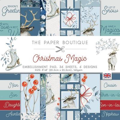 The Paper Boutique Christmas Magic Designpapier - Embellishment Pad