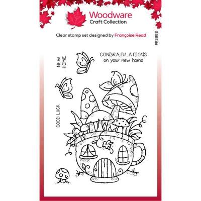 Creative Expressions Woodware Craft Collection Clear Stamps - Mushroom Cup