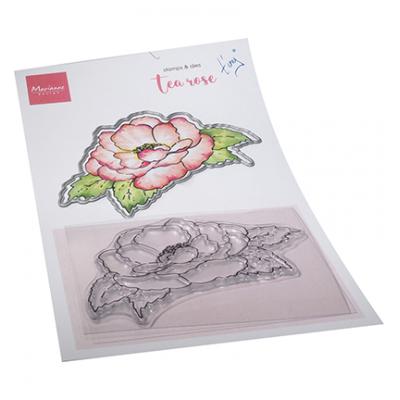 Marianne Design Weihnachten Clear Stamps und Dies - Tea Rose