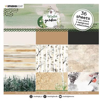 StudioLight Winter Garden Designpapier - Neutrals Paper Pad