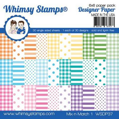 Whimsy Stamps Deb Davis Designpapier - Mix N Match 1