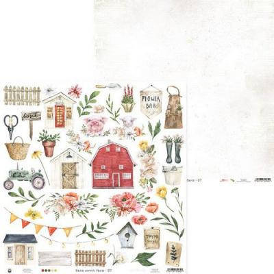 Piatek13 Farm Sweet Farm Designpapier - Farm Life