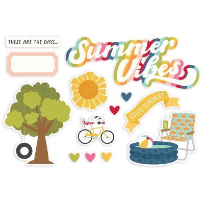 Simple Stories Summer Lovin' Die Cuts - Pages Page Pieces