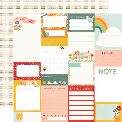 Simple Stories Full Bloom Designpapier - Journal Elements