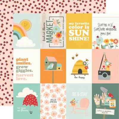 Simple Stories Full Bloom Designpapier - 3 x 4 Inch Elements