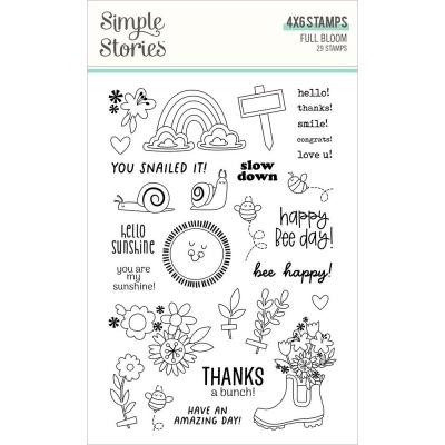 Simple Stories Full Bloom Clear Stamps - Full Bloom
