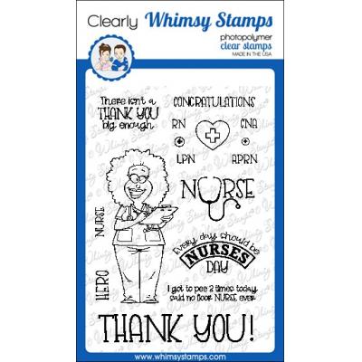 Whimsy Stamps Deb Davis Clear Stamps - Nurses Day