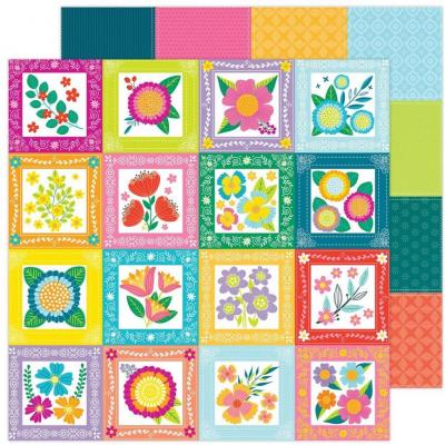 American Crafts Paige Evans Splendid Designpapier - Pattern